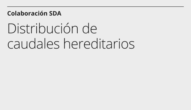 Distribución de caudales hereditarios